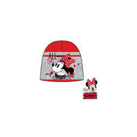 Disney Disney kislány Sapka - Minnie Mouse #piros-szürke
