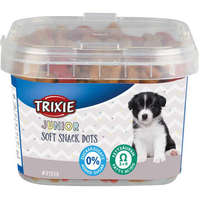 Trixie Trixie Junior Soft Snack Dots - Puha jutalomfalatok lazaccal kölyökkutyáknak (3 doboz | 3 x 140 g...