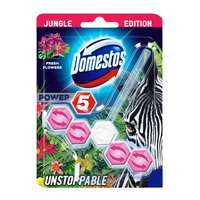 Domestos Domestos Power 5 WC-frissítő Blokk Zebra Limited Edition Fresh Flowers 55g