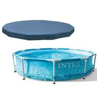 Intex Intex Ocean fémvázas Medence szűrővel 305x76cm (28208NP) + Medence Takaró
