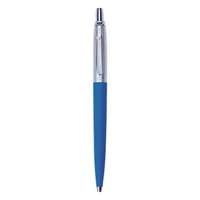 Pax PAX Golyóstoll, 0,8 mm, nyomógombos, tengerkék tolltest, PAX, kék