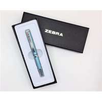 Zebra ZEBRA Golyóstoll, 0,24 mm, teleszkópos, metálkék színű tolltest, ZEBRA "SL-F1", kék