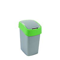 Curver CURVER "PACIFIC FLIP BIN" BILLENŐ FEDELES SZEMETES 25L - Zöld/ezüst