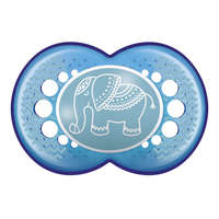 Mam Mam 6+ Original szilikon nyugtató cumi - kék elefánt