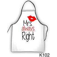 Always Mrs. Always Right – vicces női kötény