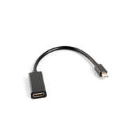 Male Lanberg mini Displayport apa - HDMI anya fekete adapter, 20cm