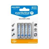 EverActive everActive Silver Line 800mAh R2U mikró AAA akkumulátor 4 darab