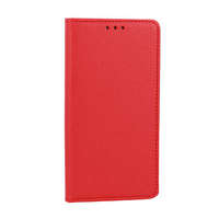 LG Lg Q70 Piros smart book mágneses tok