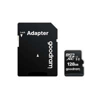 Goodram Goodram M1AA-1280R12 memóriakártya MicroSDXC 128GB CL10 UHS-I + adapter