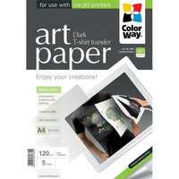 Art Colorway fotópapír, art series, pólóra vasalható fólia, sötét (art t-shirt transfer (dark)), 120...