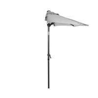 SIESTA SIESTA napernyő félkör alakú, világosszürke 94cm