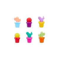 MY DRINK MY DRINK pohár jelölő, kaktusz 6 darab