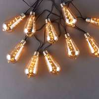 BULB LIGHTS BULB LIGHTS égősor, villanykörte 10 égőveL, fali csatlakozóval