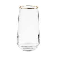 TOUCH OF GOLD TOUCH OF GOLD long drink pohár aranyszegéllyel, 480 ml