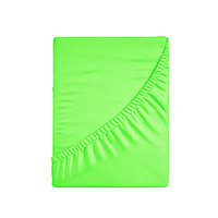idealisotthon Jersey gumis lepedő, zöld, 200x200 cm