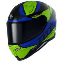 MT Helmets MT Revenge 2 Scalpel Integrált bukósisak zöld-kék-fekete kiárusítás
