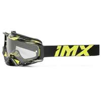 iMX iMX Dust Graphic motocross szemüveg fekete-fluo sárga