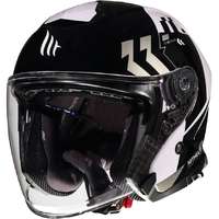 MT Helmets MT Thunder 3 SV Venus nyitott bukósisak fekete-szürke-fehér výprodej