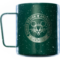 Giant Mouse Giant Mouse GM Camp Bögre Zöld Pöttyös / Dán Dizájn Amerikai Szellem