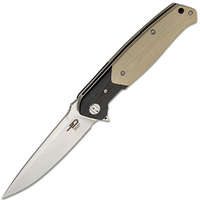 Bestech Bestech SWORDFISH D2, szatén, fekete és bézs G10 BG03B