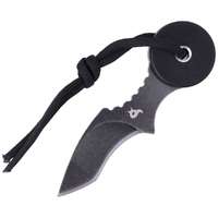 Fox Knives BlackFox BLACK FOX LOLLYPOP FIX PENGE DROPPONT PENGE ROZSDAMENTES ACÉL 440C FEKETE IDROG. SW, G10 FE