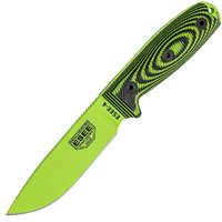 ESEE Knives ESEE Model 4 Venom Zöld Penge 3D Neon Zöld-Fekete G10 túlélő kés, fekete tok + övcsipesz