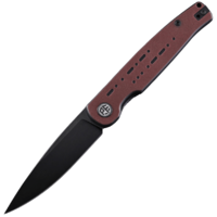 Petrified Fish Petrified Fish PFE07 Morse Fekete Stonewashed 154CM Piros és Fekete G10 PFE07RDW