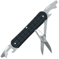 Fox Knives Fox Vulpis - Gránát Mintás Szerszámok Fekete FX-VPGPW-130-F3 BK