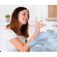 Salinen Austria AG Mosogatógép só. 1 kg Regeneráló vízlágyító párna só. 99,9%-os NaCl. Tiszta só ivóvízhez is. Salinen