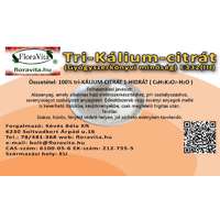 tri Kálium-citrát 1-hidrát kg-os. Élelmiszeripari