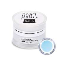Pearl Nails AQUA Technic Gel Clear - Csúcsminőségű építő zselé. 5 ml.