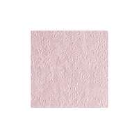 Ambiente AMB.12505517 Elegance Pearl Pink dombornyomott papírszalvéta 25x25cm,15db-os