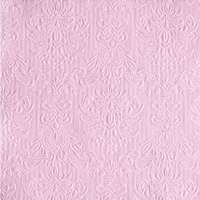 Ambiente AMBIENTE 13304928 Elegance pink dombornyomott papírszalvéta 33x33cm,15db-os