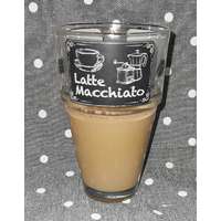 Cerve Cerve Stadium Latteria Latte Macchiato üveg pohár, 380 ml, 1 db, 165315