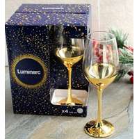 LUMINARC Luminarc Electric Gold talpas pohár, 35 cl, 4 db