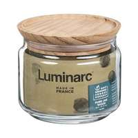 LUMINARC Luminarc Pot Pure üveg tároló fa tetővel, 0,5 liter, 8,1x10,5 cm, P9610