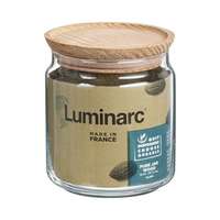 LUMINARC Luminarc Pot Pure üvegtároló fa tetővel, 0,75 liter, 12,3x10,4 cm, P9611