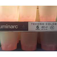 LUMINARC Luminarc Techno Colors Corail üdítős pohár, (korall szín), 40 cl, 500217