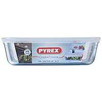 PYREX Pyrex Cook&Freeze; téglalap sütőtál+műa.fedő, 22X17X6 cm, 1,5 liter, 203230
