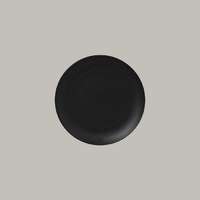 RAK RAK Neo Fusion Volcano fekete porcelán desszert tányér, 21 cm, 1 db, NFNNPR21BK
