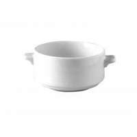 RAK RAK Rondo porcelán leveses csésze két füllel, 30 cl, bordázott, BACS02D7