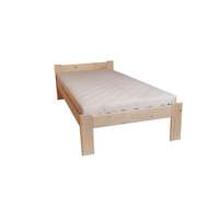 Proda Sallim 90x200 fenyő ágykeret ágyráccsal, GREEN LINE 2 NEW matraccal - Natúr