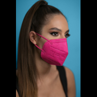 Jada Jada 7-rétegű FFP3 CE 0370 szelep nélküli fülpántos rózsaszín maszk - 20 db - rózsaszín