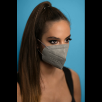 Jada Jada 7-rétegű FFP3 CE 0370 szelep nélküli fülpántos szürke maszk - 20 db - szürke