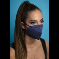 Jada Jada 7-rétegű FFP3 CE 0370 szelep nélküli fülpántos kék maszk - 20 db - kék