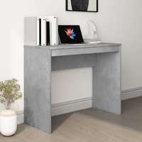 vidaXL vidaXL betonszürke szerelt fa íróasztal 90 x 40 x 72 cm