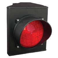 TIGERMAT Forgalomirányító lámpa piros, 230 V. - Szép kivitel, nagy fényerő, normál orsómenetes porcelán foglalat, max 70 W-os izzóval.