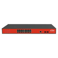 WI-TEK Switch 16GE + 2SFP uplink Full Giga SNMP felügyelt Ethernet switch