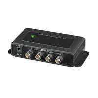 SC&T Videojel (HD-TVI/AHD/HDCVI) osztó és erősítő, 1 csatornás 4-es analóg HD, koax-os rendszerekhez, 4 videojel kimenet, 12Vdc, 230Vac adapterrel