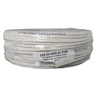 HONNOR SECURITY Kábel, 2+8 eres biztonságtechnikai, 2x0,8 mm és 8x0,6 mm névleges átmérő